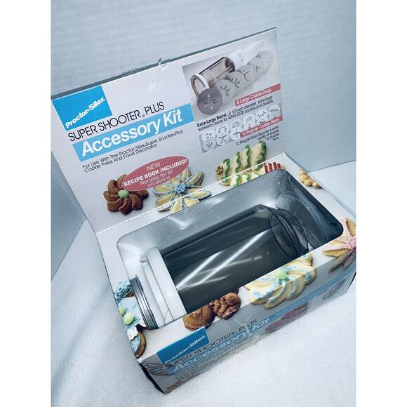 Super Shooter Plus Accessory Kit In Box King Size Cookies 6 Large 12 reg Discs - Picture 6 of 7